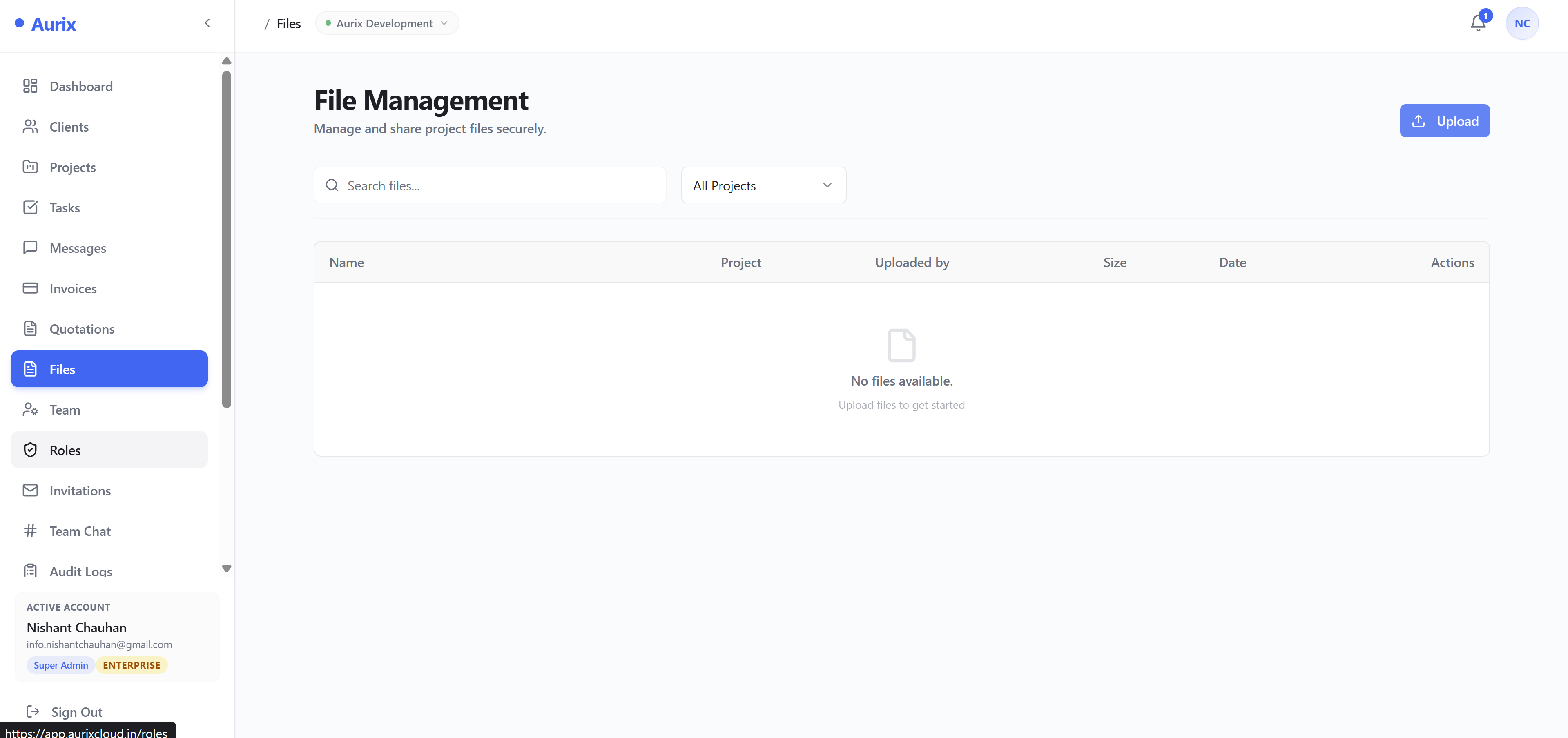 Secure asset management